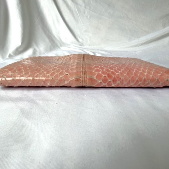 Christian Dior Authentic Pink Vintage Snakeskin Wallet - Picture 13 of 16